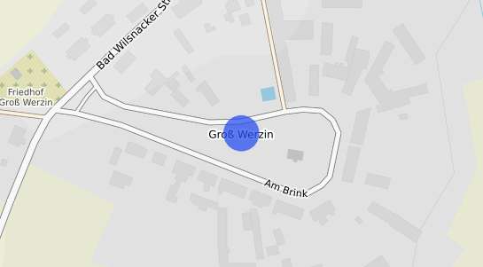 Bodenrichtwertkarte Plattenburg Gross Werzin